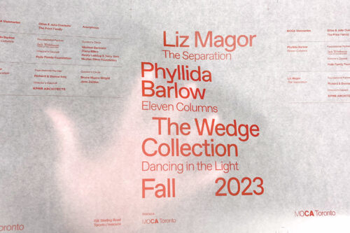 MOCA Fall 2023 MOCA Fall 2023